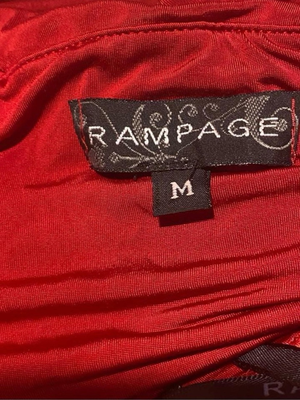 Rampage Red Ruched Halter Top - Picture 4 of 4